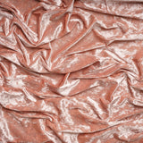 Dusty Rose Pink Crushed Velvet