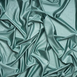 Dark Mint Green Shiny Fabric